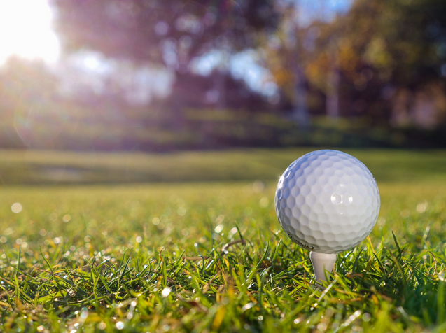 a golf ball